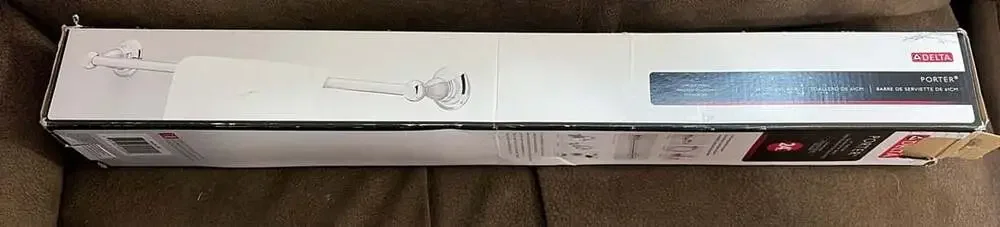 Delta Porter 24 Inch Towel Bar Chrome Finish